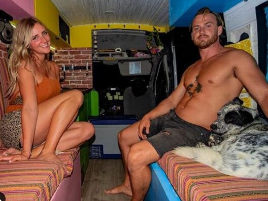 The couple’s luck may be running out with their visas and van permits due to expire soon. Picture: Instagram