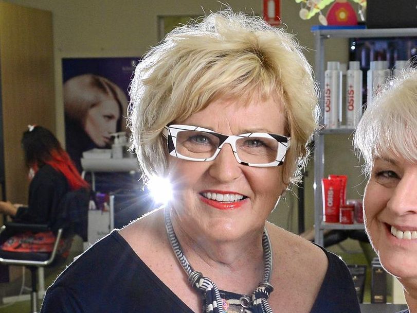 END OF AN ERA: Gaye's Hair Fashions in the Ipswich mall is closing down. From left, Annette Brookes, Gaye Anderson and Debbie Spinks. Picture: David Nielsen