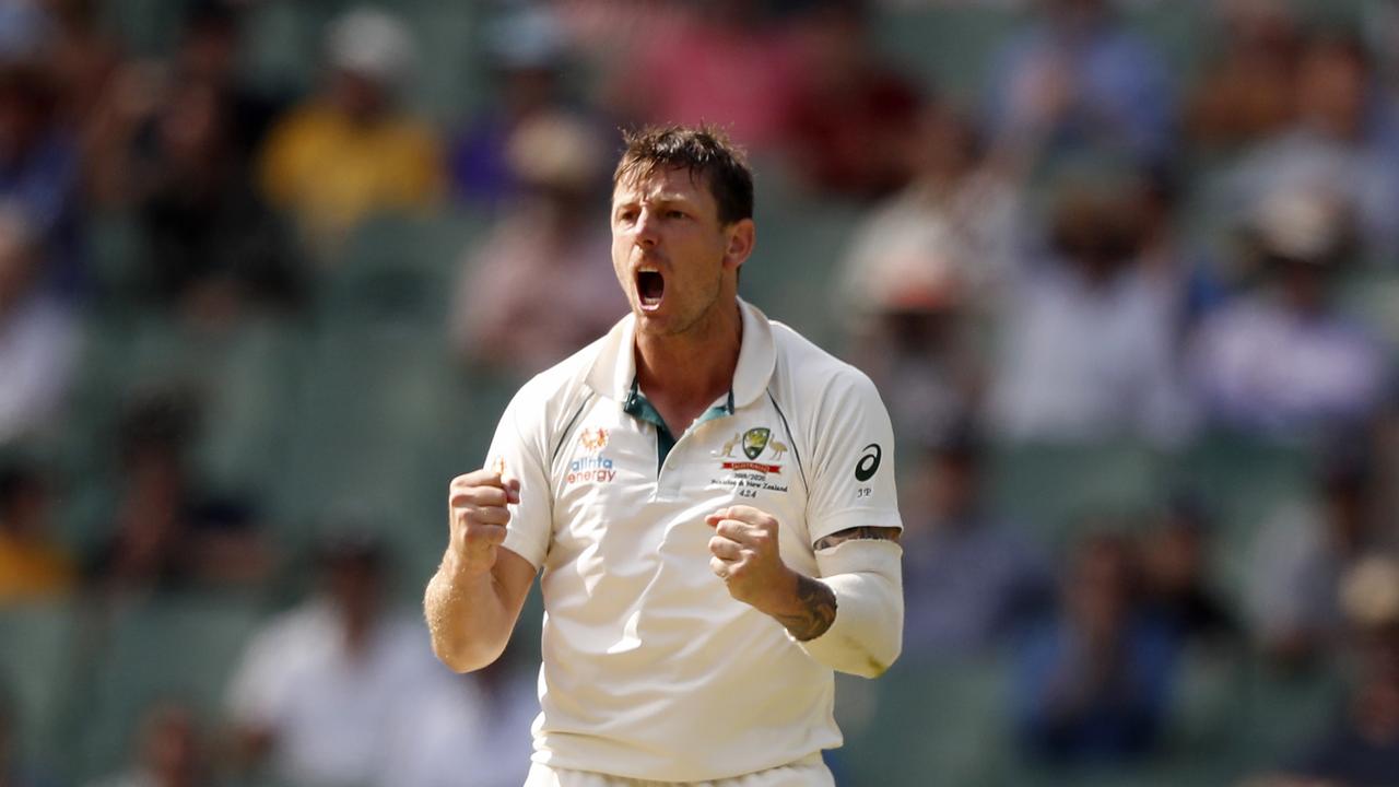 James Pattinson celebrates a wicket. Photo: Darrian Traynor/Getty Images.