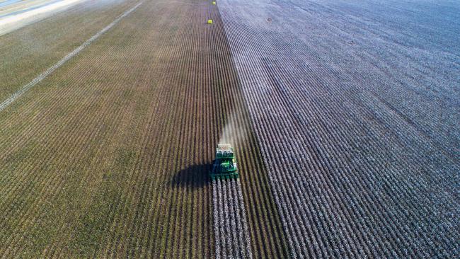 Macquarie Agriculture’s Cubbie Station at Dirranbandi in Queensland. Picture: Nigel Hallett