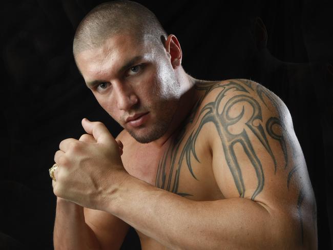 Former boxer Jamie Bogovic allegedly launched an unprovoked attack on two workers in Barwon Prison, leaving one with a broken nose and dislocated jaw. Picture: supplied