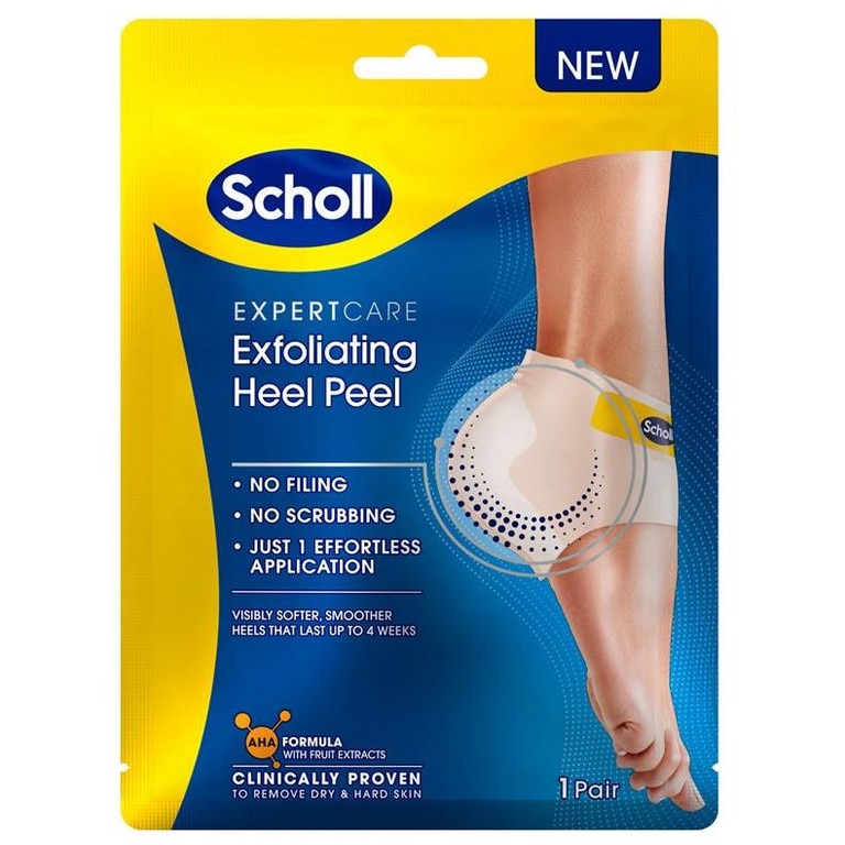 Scholl Exfoliating Heel Peel. Picture: Chemist Warehouse