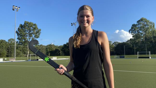 Sunshine Coast junior hockey talent Demi Mills.