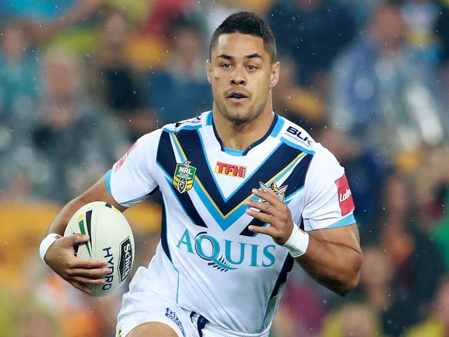 Jarryd Hayne of the Titans during the elimination final between the Brisbane Broncos and the Gold Coast Titans. Pic Darren England.