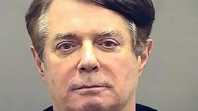 Alexandria Sheriff's Office picture of Paul Manafort after he was charged. Picture: AFP. 