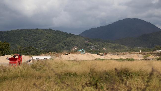 Northern Sands quarry on the Captain Cook Highway. PICTURE: STEWART MCLEAN