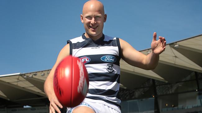 Gary Ablett is back at Geelong to win a flag. Picture: Alison Wynd