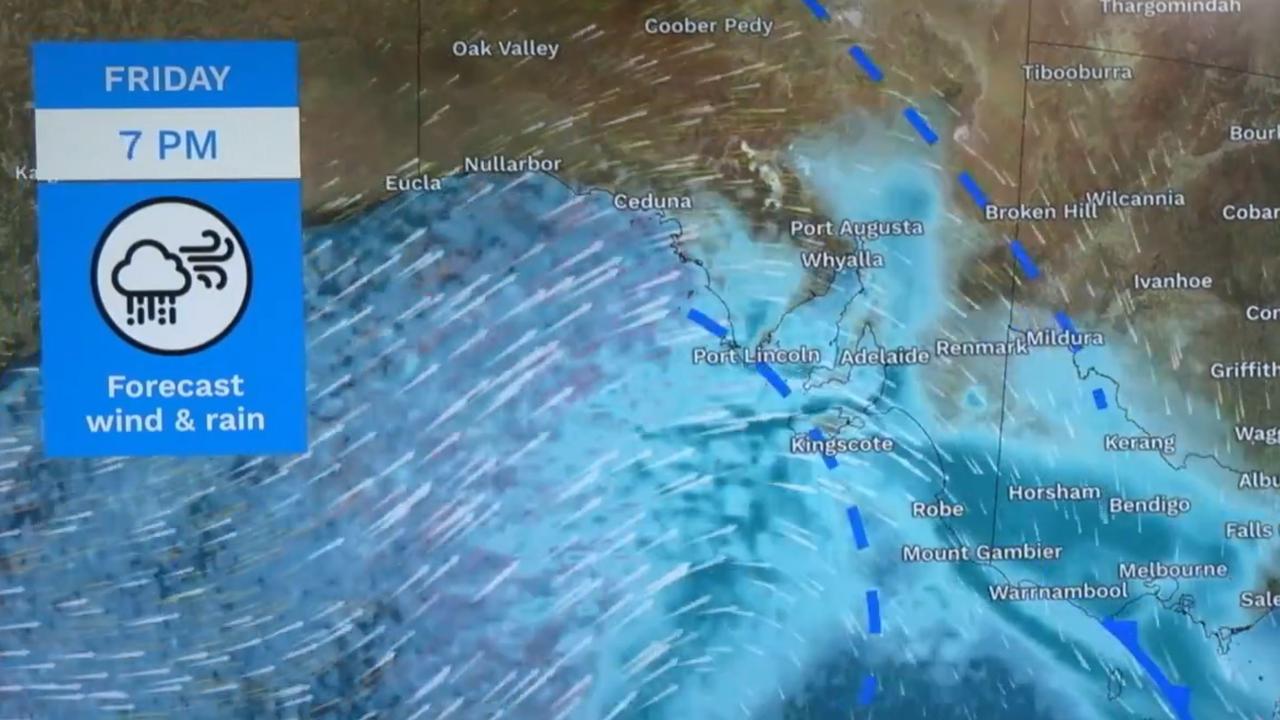 Damaging winds, snow and rain are forecast for southeast Australia. Picture: BOM