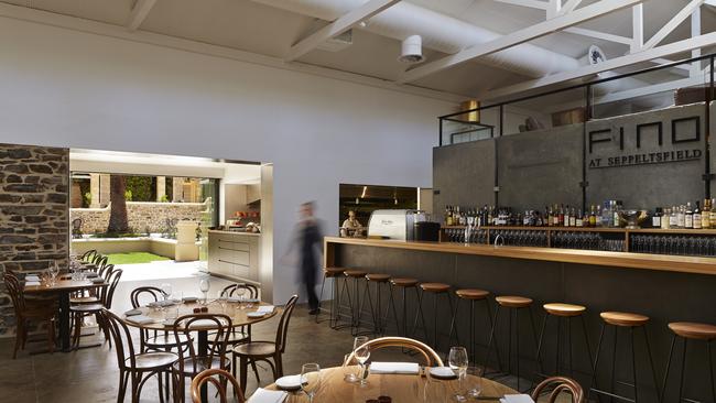 Fino at Seppeltsfield is one of Australia’s best regional restaurants. Picture: Sam Noonan