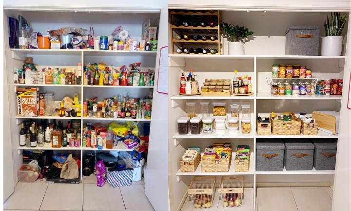 Mum S Impressive 195 Kmart Pantry Makeover Kidspot