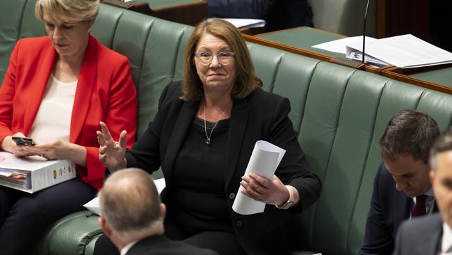 Catherine King MP during Question time at Parliament House in Canberra. Picture: NCA NewsWire/Martin Ollman