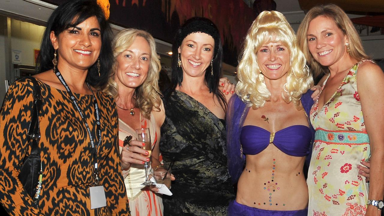 Sarvi Thompson, Virginia Elvy, Bridget Diffey, Deb Tennant and Hadley Black. Photo: Leigh Jensen / Coffs Coast Advocate