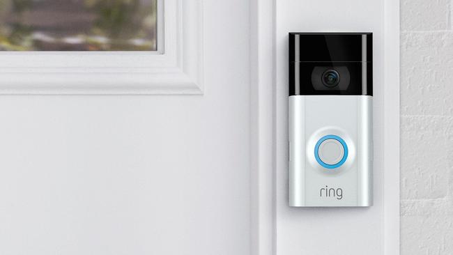 Ring is a Wi-Fi-enabled video doorbell that allows users to see who is at their door by simply looking at their smartphone. Picture: Ring