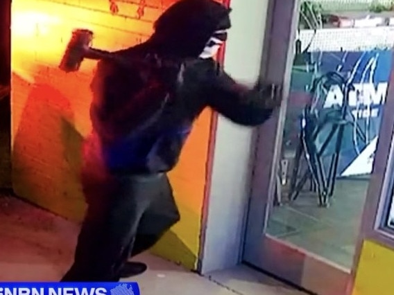 Strike Force Weemala detectives are investigating two incidents, including the theft of an ATM from a tobacconist on Myall Rd, Tea Gardens on March 16, 2024. Picture: NBN News.