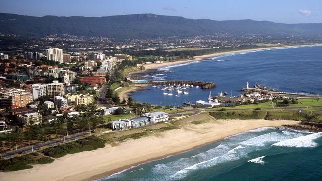 Regional centres such as Wollongong in NSW are in a ‘sweet spot’ for workers willing to commute into the city but also to regularly work from home. Picture: Tourism Wollongong.