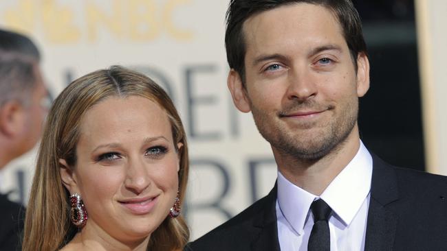 Tobey Maguire and wife Jennifer Meyer, seen here in 2010, are separating. Picture: Supplied