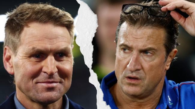 Kane Cornes and Luke Beveridge