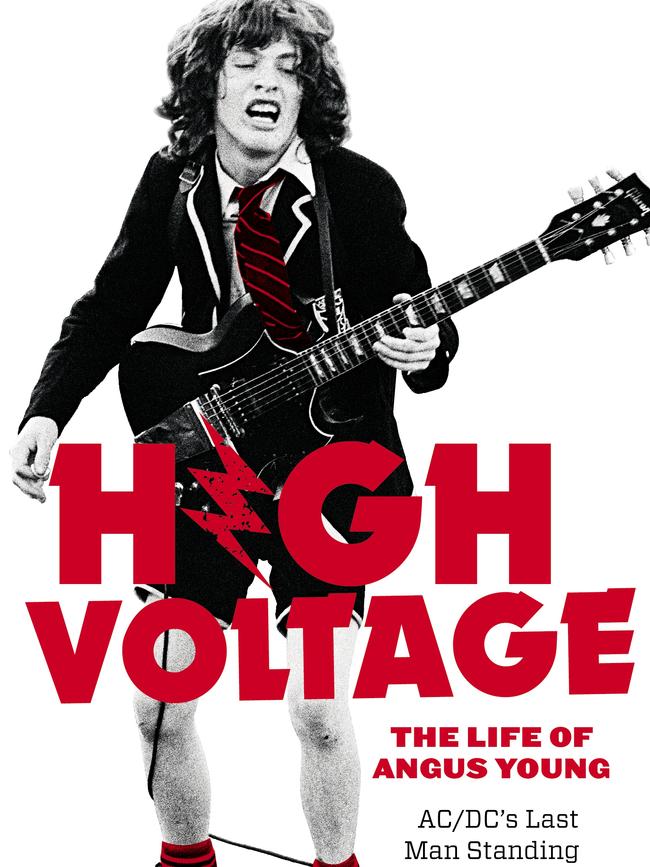 The new AC/DC biography. Picture: Phillip Morris