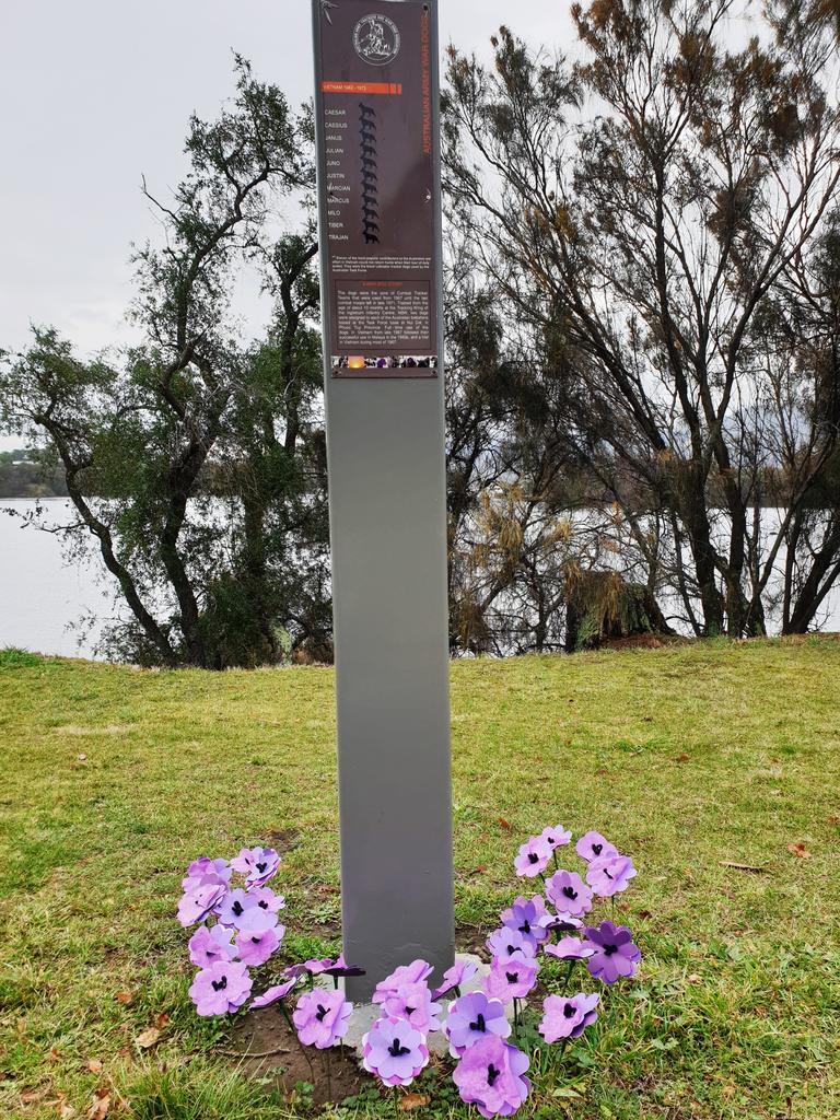 The Australian Trackers and War Dogs Memorial Park in Berriedale, Tasmania, is just one final resting place for military working dogs, who are now brought home. Picture: file image