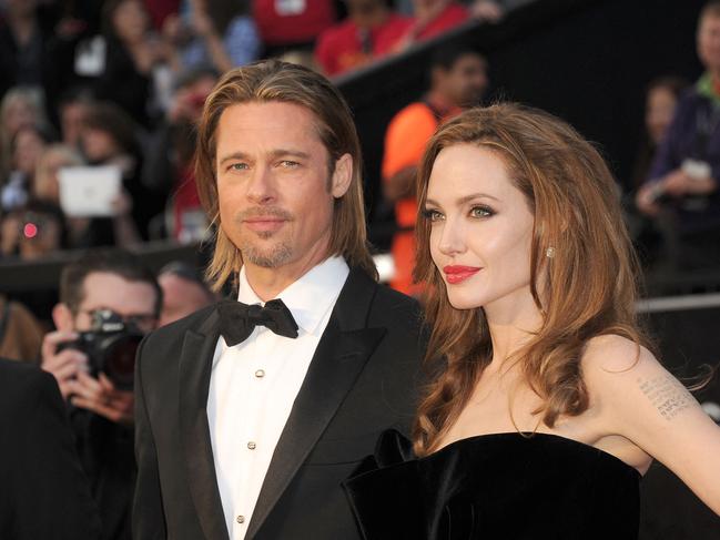 Brad Pitt and actress Angelina Jolie arrive at the 84th Annual Academy Awards held at the Hollywood &amp; Highland Center in Hollywood in 2022. Picture: Getty