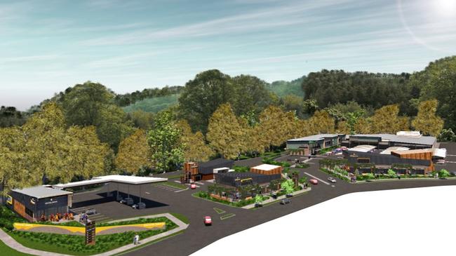 Concept design for Oxmar Properties’ new shopping centre at Narangba Heights Estate.