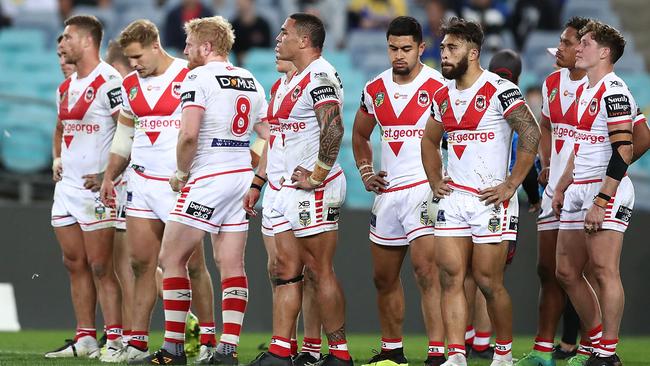 It’s all falling apart for the Dragons. Picture: Getty Images