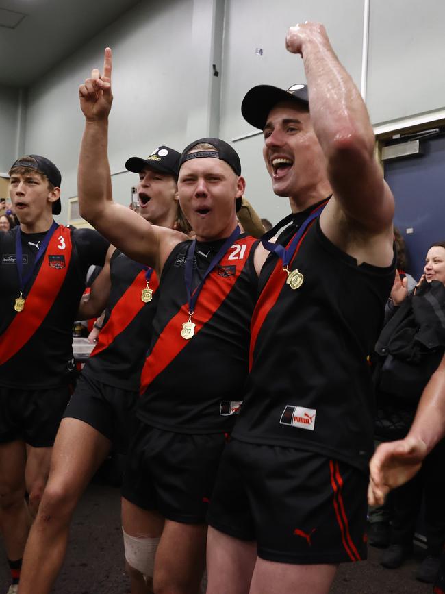 North Launceston celebrate. TSL grand final 2024 - North Launceston V Lauderdale. Picture: Nikki Davis-Jones