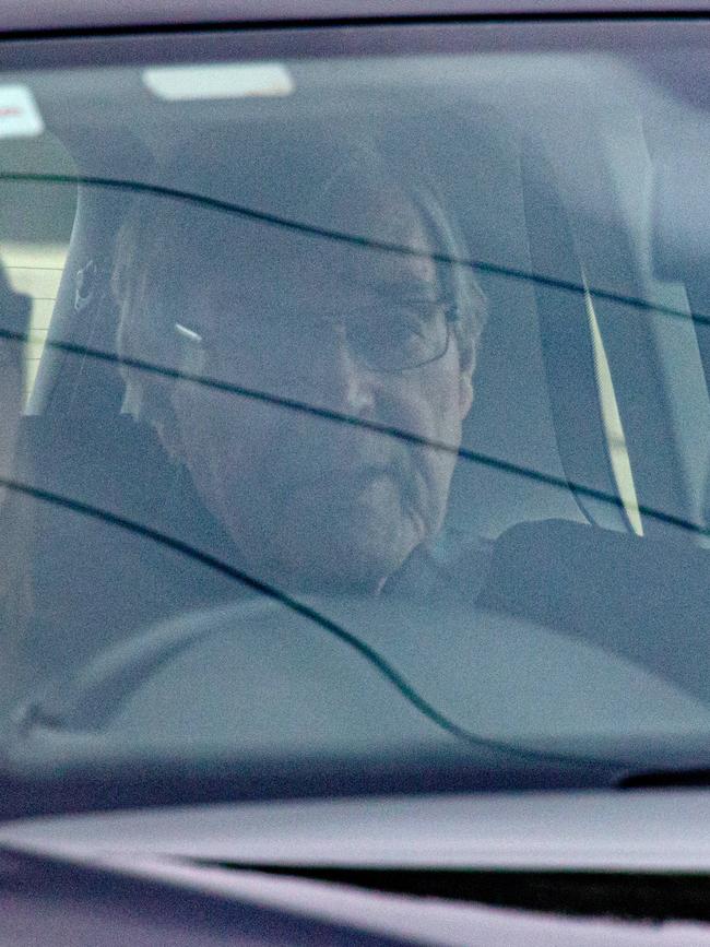 Pell leaves Barwon Prison. Picture: Mark Stewart