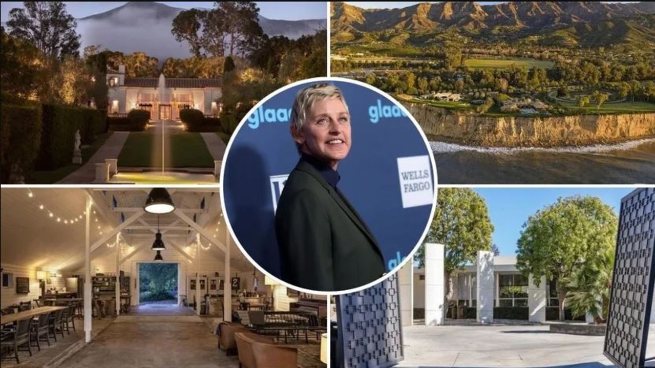 Inside Ellen DeGeneres’ wild side hustle. Picture: Getty Images; Realtor