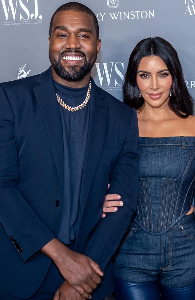 Kanye and Kim are in the middle of a divorce. Picture: Mark Sagliocco/WireImage