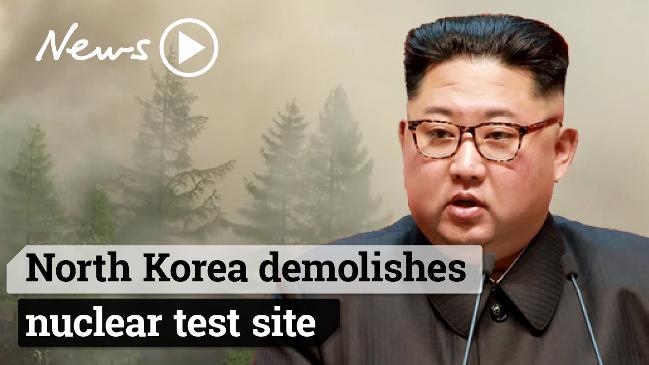 North Korea demolishes nuclear test site