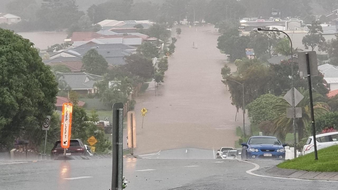 Photos of Gold Coast flooding as severe weather system moves south