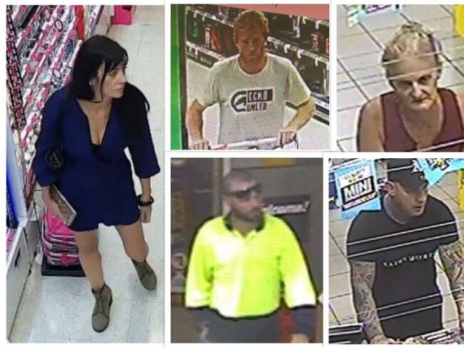 These police are wanted for questioning by police. have you seen any of them - police warn opt to approach them.