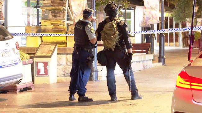 Male in standoff with police after alleged threats to pour petrol over pregnant female in George st in Windsor. Credit TNV