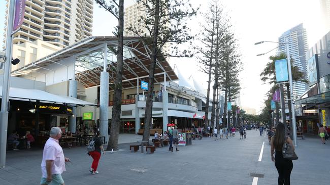 Retail space in Cavill Mall is the most expensive on the Gold Coast.