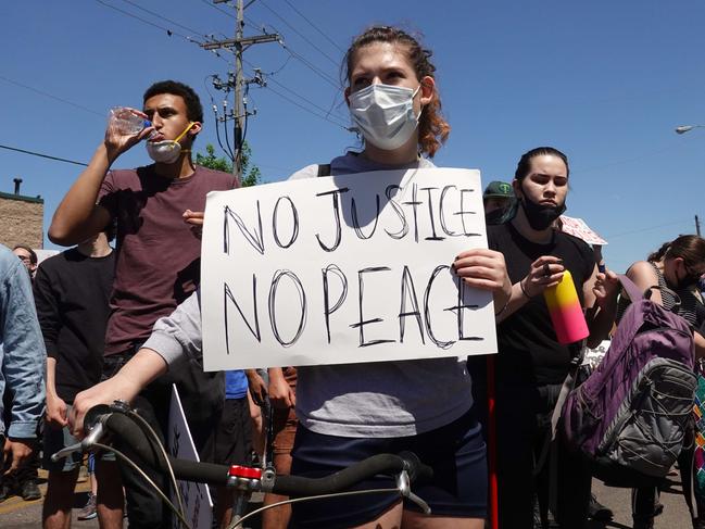 Protests raged across the US over the weekend. Picture: Getty Images/AFP