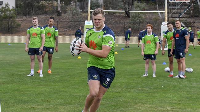 Canberra signing Ryan Sutton will be relevant with increased minutes. Picture: Canberra Raiders