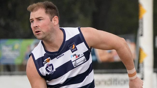 MPFNL Division 2 footy: Pearcedale v Bonbeach. Peracedale player Brett Eddy. Picture: Valeriu Campan