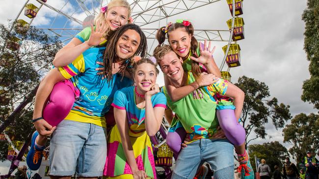 The new Hi-5 at the Royal Melbourne Show. Picture: Eugene Hyland