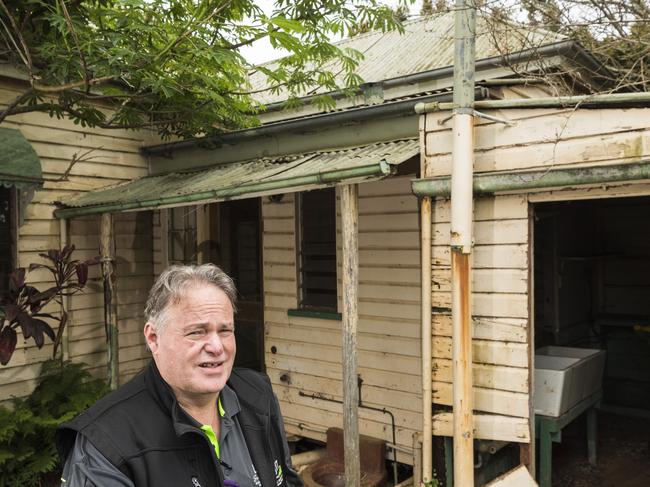 David Pemberton wants council to reconsider the decision to deny permission to demolish a house on Hume St, Thursday, November 11, 2021. Picture: Kevin Farmer