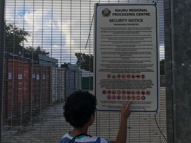 Trying to understand the signs. Picture: World Vision Australia