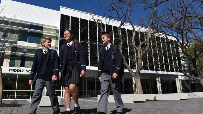 Pulteney Grammar School. Picture: Naomi Jellicoe