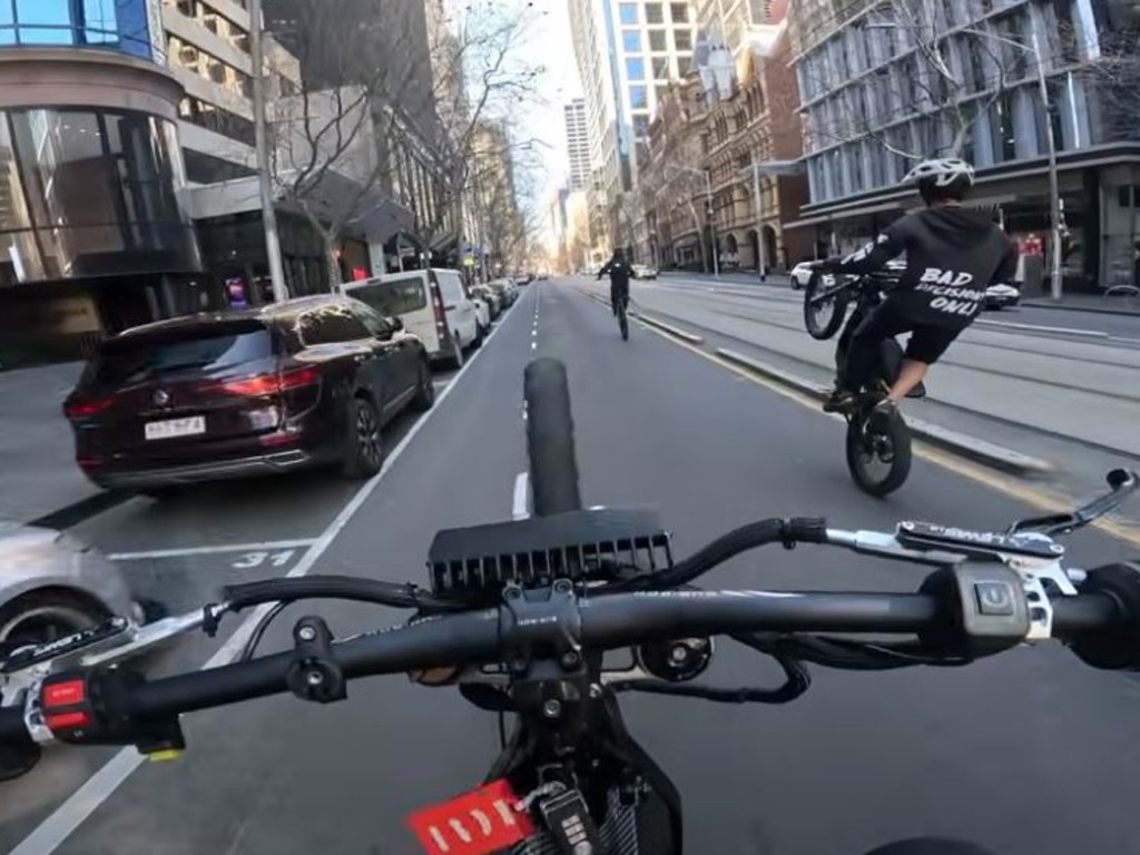 Hoons are continuing to cause chaos across the city. Picture: YouTube