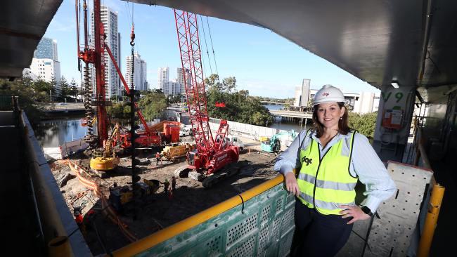 Destination Gold Coast Consortium's Project Director Jaime Cali at the site as main construction works begin on the second hotel and apartment tower at The Star Gold Coast. Picture by Richard Gosling