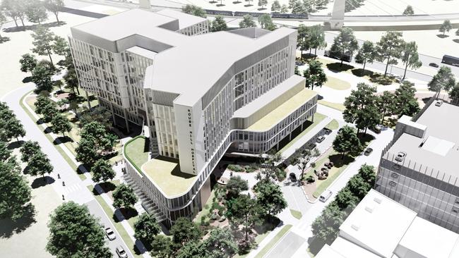 An artist’s impression of the $700m Rouse Hill Hospital. Picture: Supplied