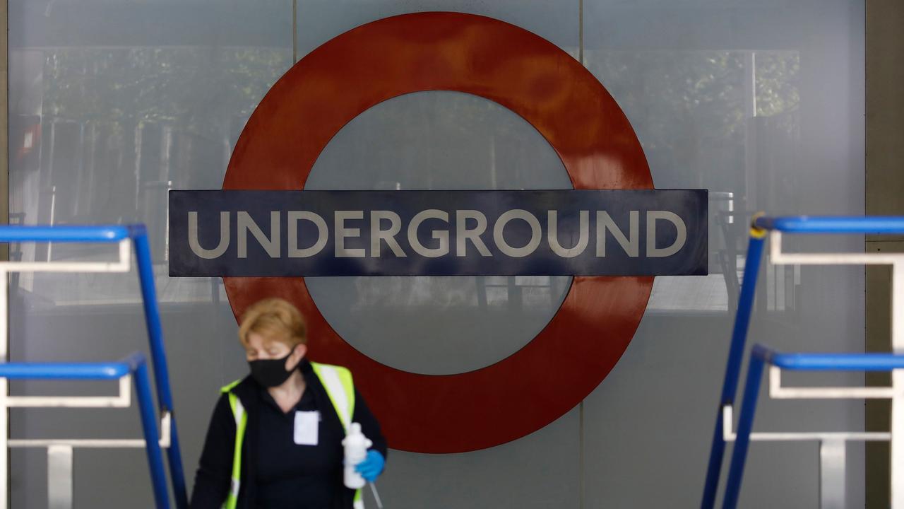 The UK government is considering how to make public transport safer when it eases lockdown restrictions. Picture: Tolga Akmen/AFP