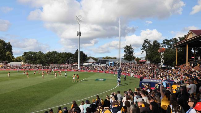 Gather Round, GWS v Hawthorn at Norwood Oval. Picture: Russell Millard