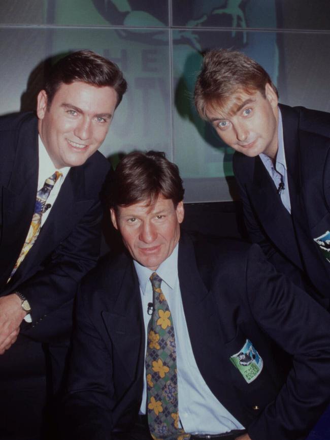 Eddie, Sam and Trevor in 1996. 