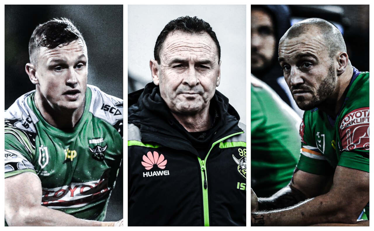 Jack Wighton, Ricky Stuart and Josh Hodgson.