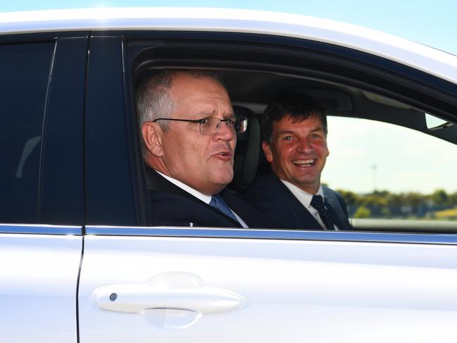 Scott Morrison and Angus Taylor visited the Toyota Hydrogen Centre in Altona earlier this week.